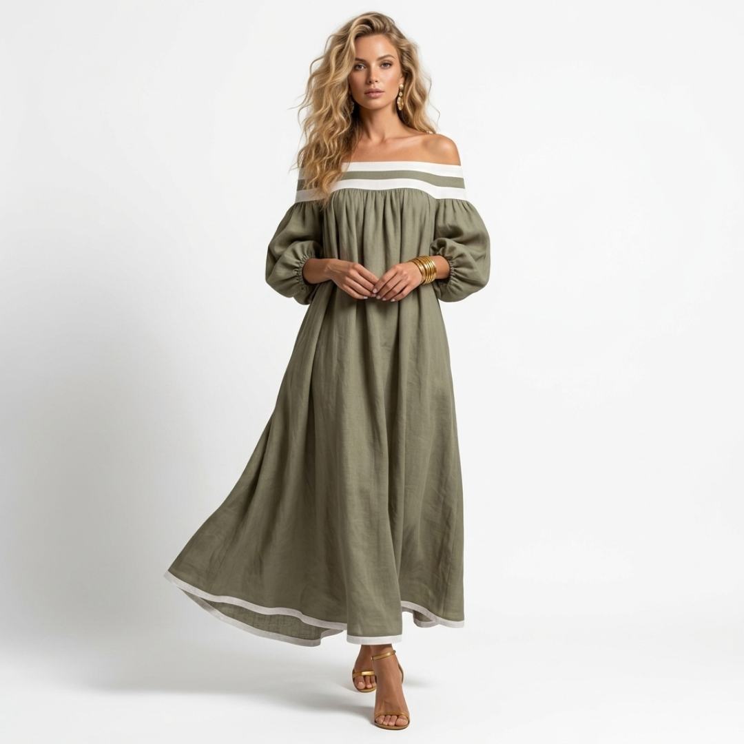 Aspasia - Langes Kleid mit bequemer Passform