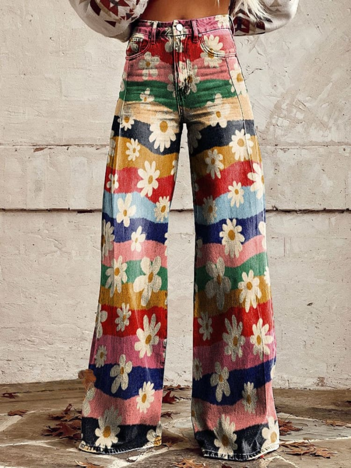 Léon™ | Elegante Blumenhosen