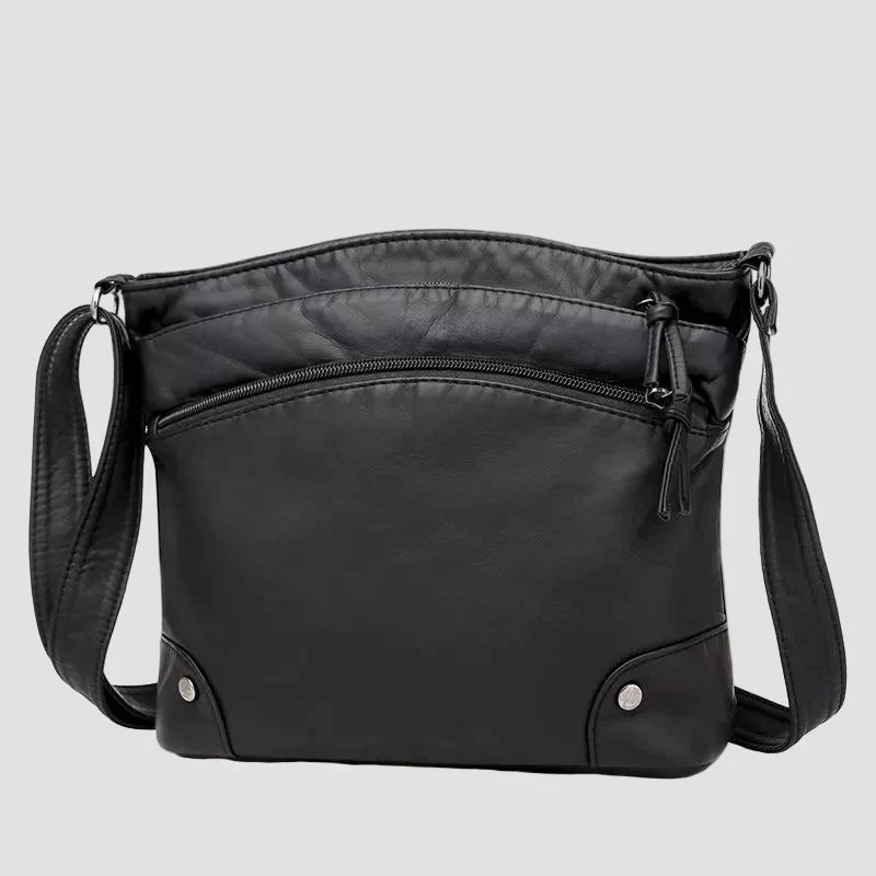 Freya - Leder Schultertasche