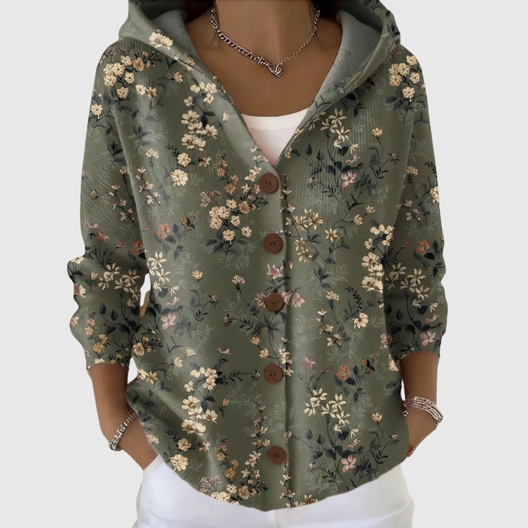 Marlene | Bequemes Strick-Cardigan mit Kapuze