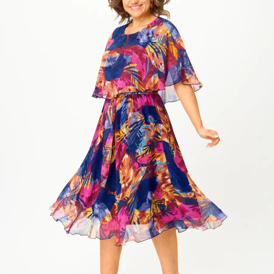 Aitana | Midi-Kleid mit auffälligem Design
