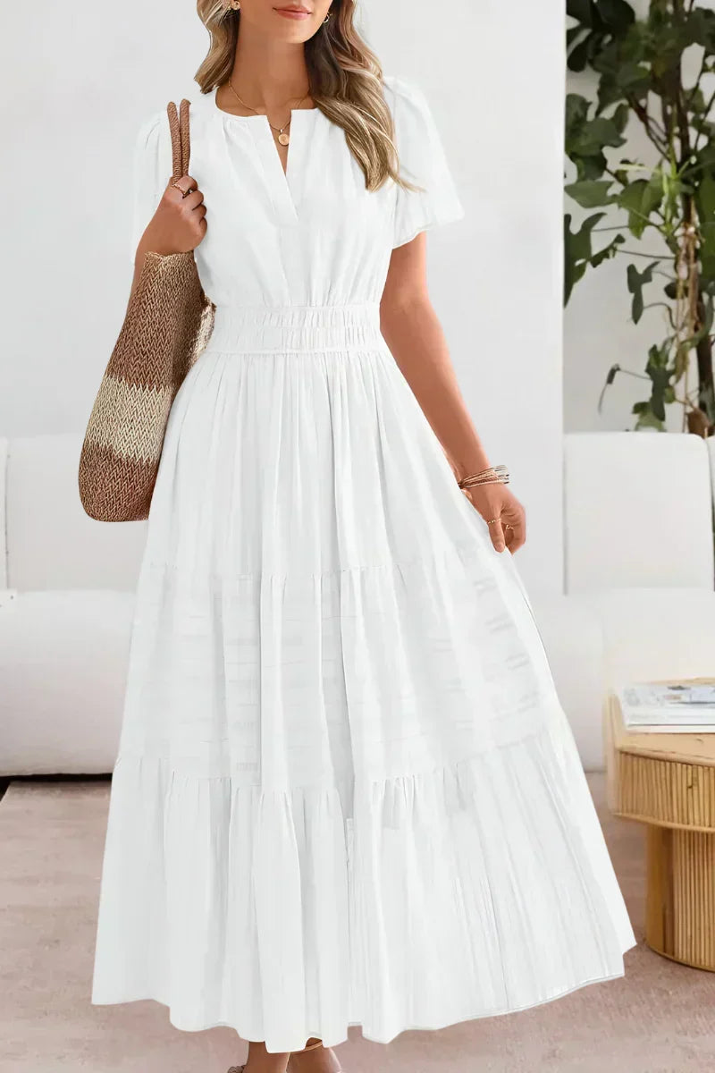 Emma | Langes Kleid mit bequemer weiter Taille