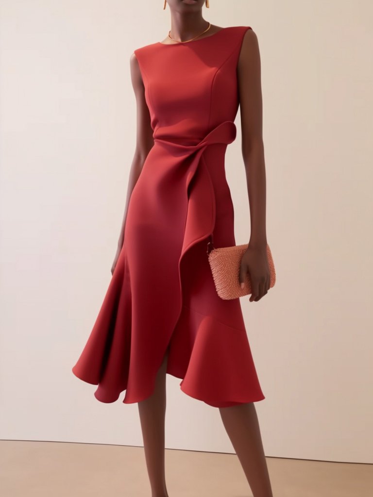 Darlene | Elegantes Midi-Kleid