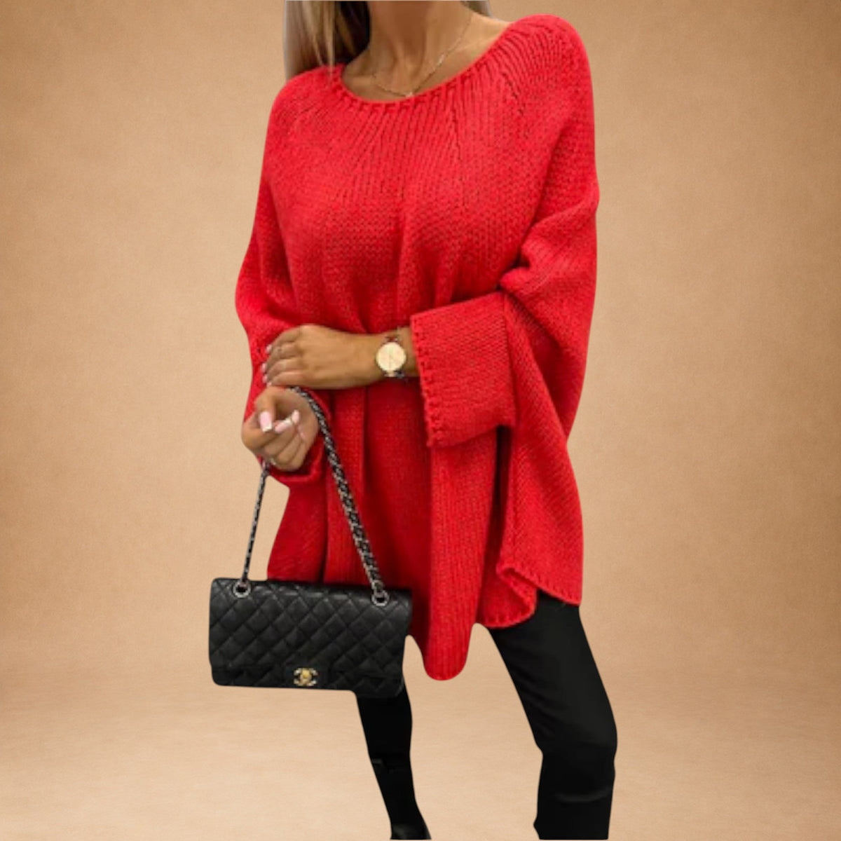 Isabelle - Eleganter Damenpullover mit Rundhalsausschnitt