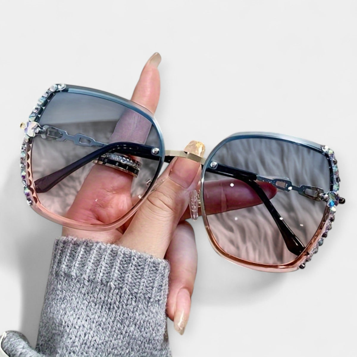 Damen Sonnenbrille Gradient