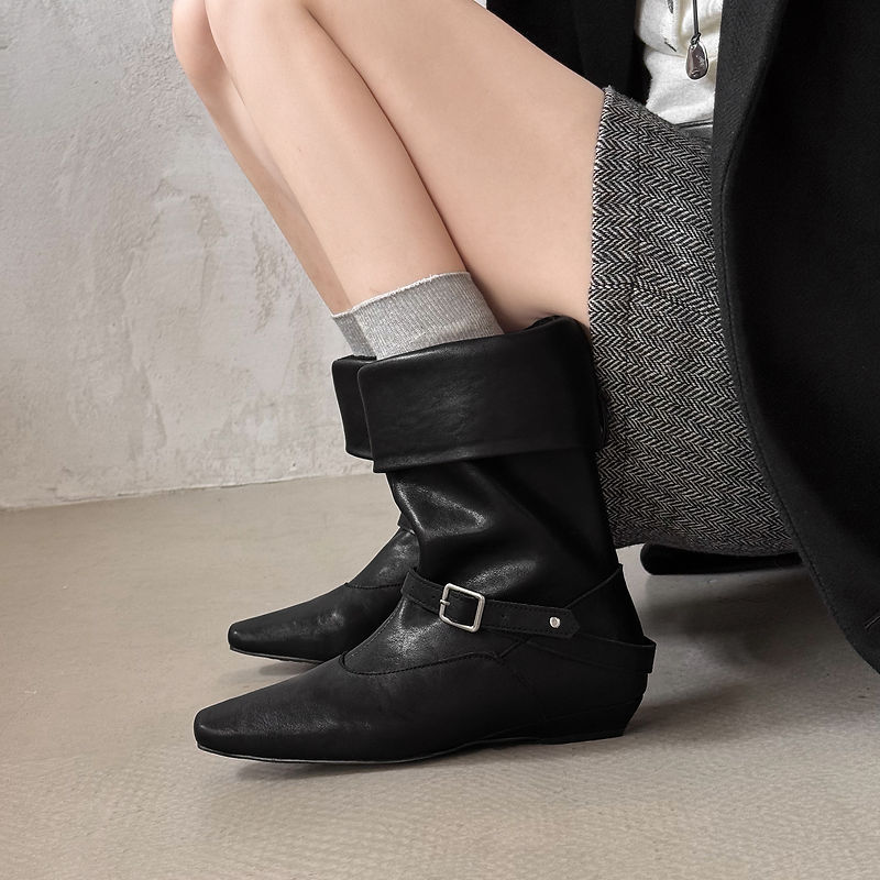 Authentische Suede Stiefel Queli