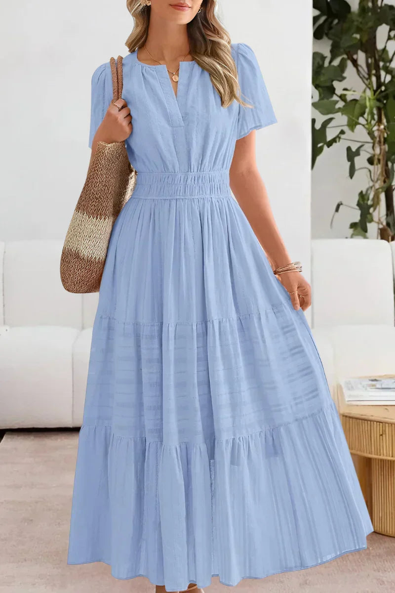 Emma | Langes Kleid mit bequemer weiter Taille