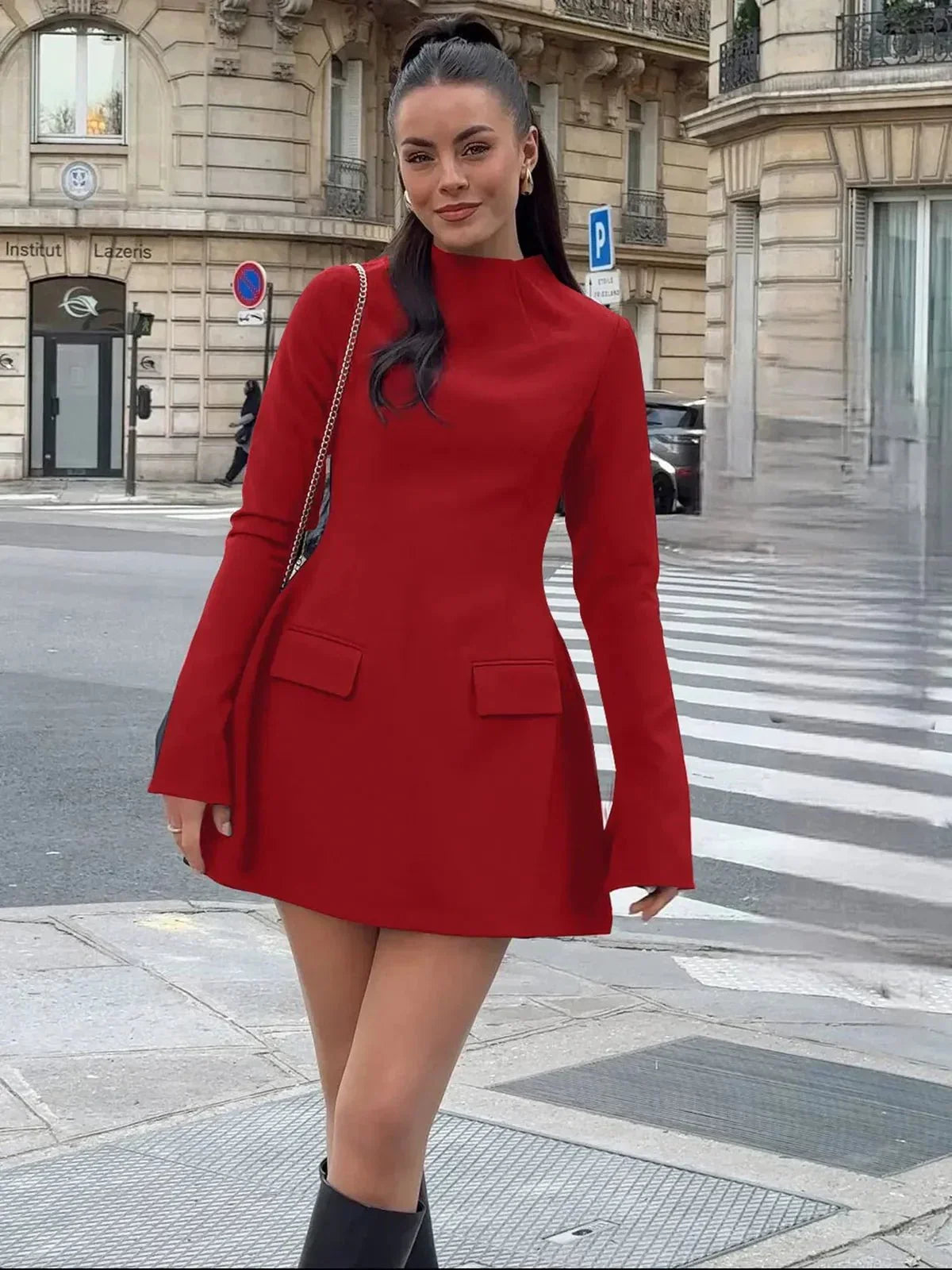 Mini Kleid mit A-Linie