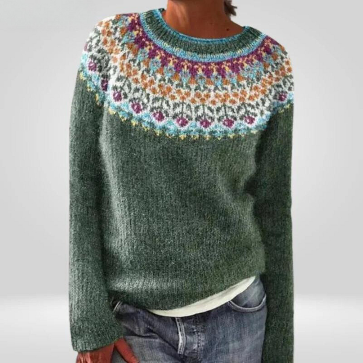 Abigail | Retro Strickpullover
