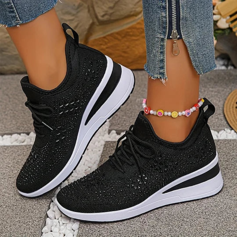 Maris - Belüftete Sportschuhe mit Plateausohle