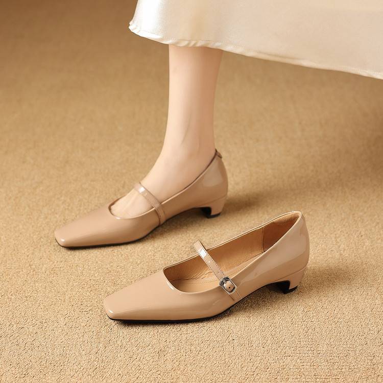 Echte Leder-Pumps