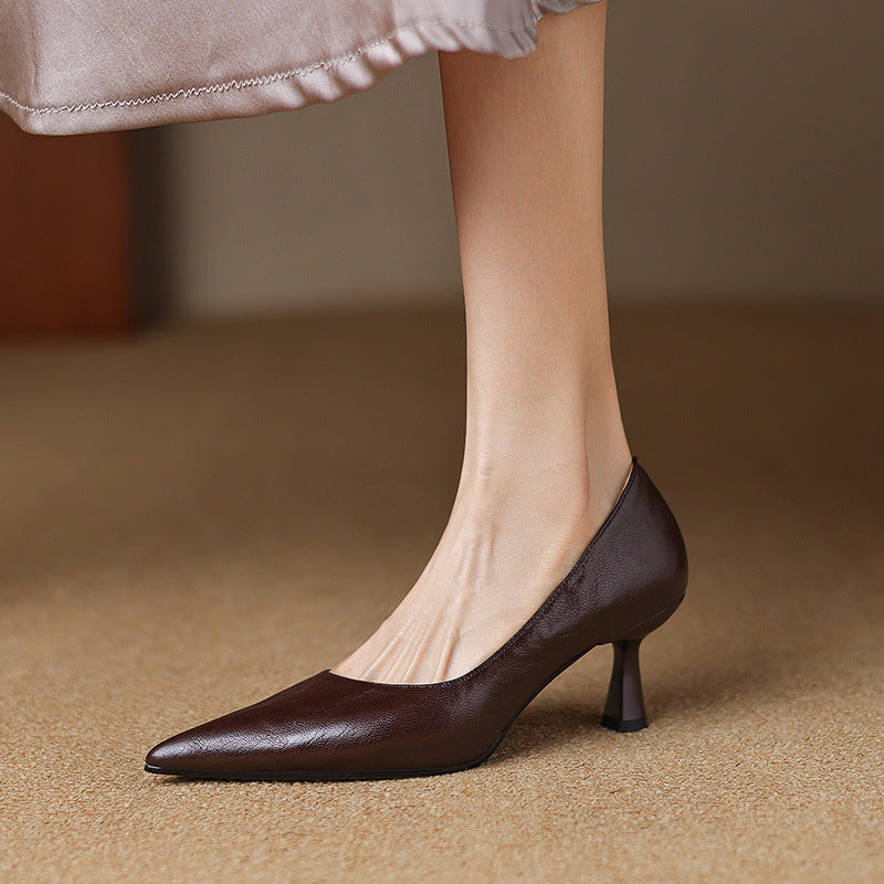 Elora Authentische Leder Pumps
