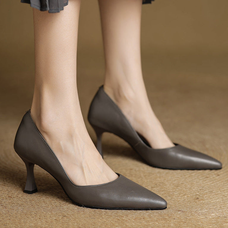 Authentische Leder-Pumps Viora