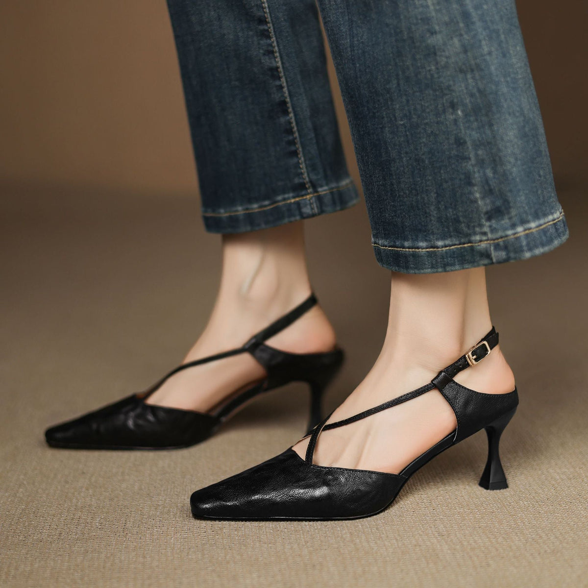 Echte Leder Pumps Velta