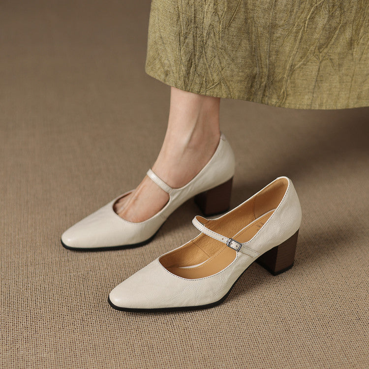 Echte Leder Pumps Veria