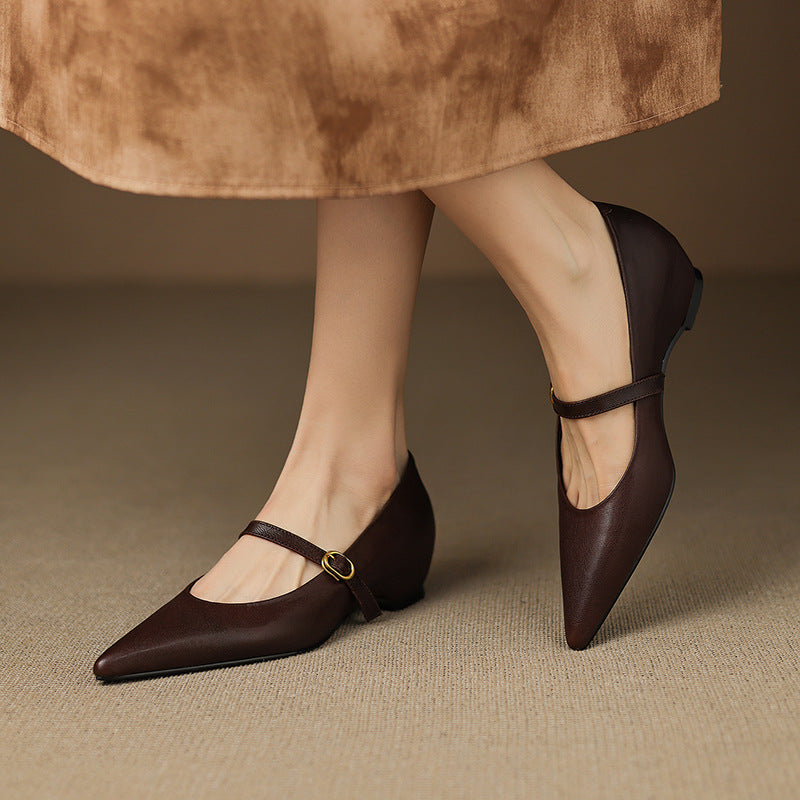 Delia Leder High Heels