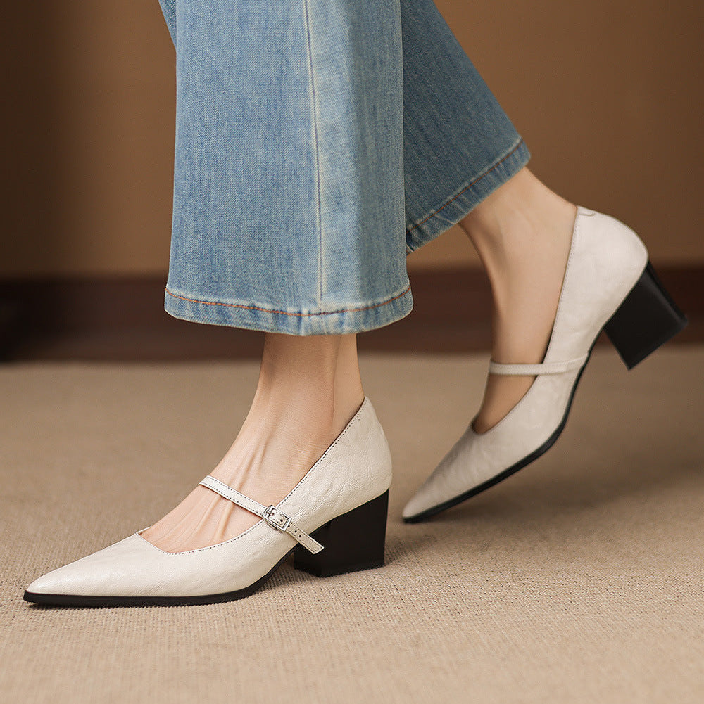 Authentische Leder-Pumps Orvia