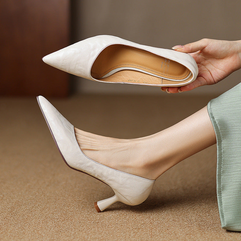 Elora Authentische Leder Pumps