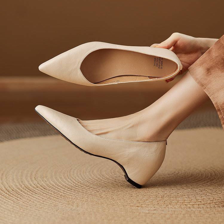 Authentische Leder Pumps Orve