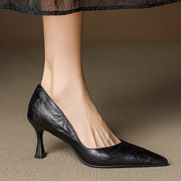 Authentische Leder-Pumps Viora