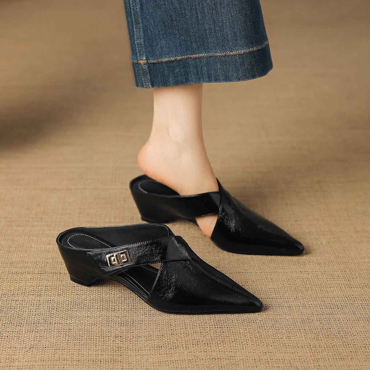 Eyla Authentische Leder-Mules