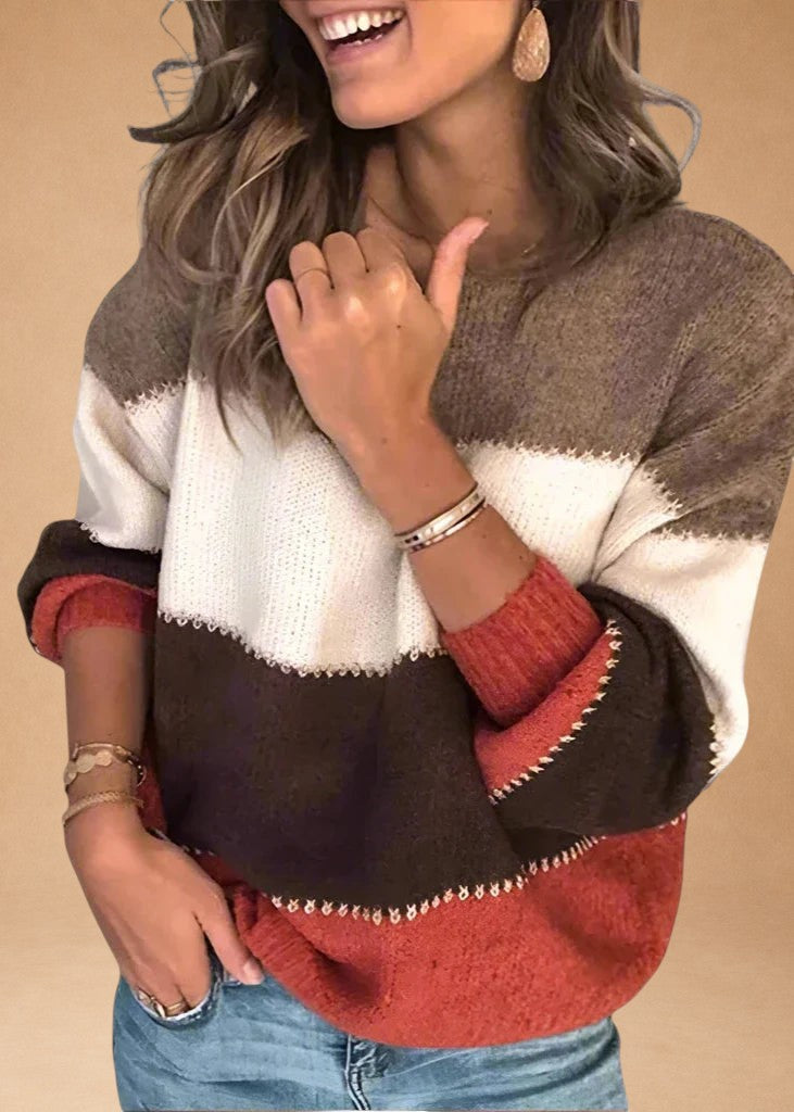 Bequemes Strickrollkragenpullover