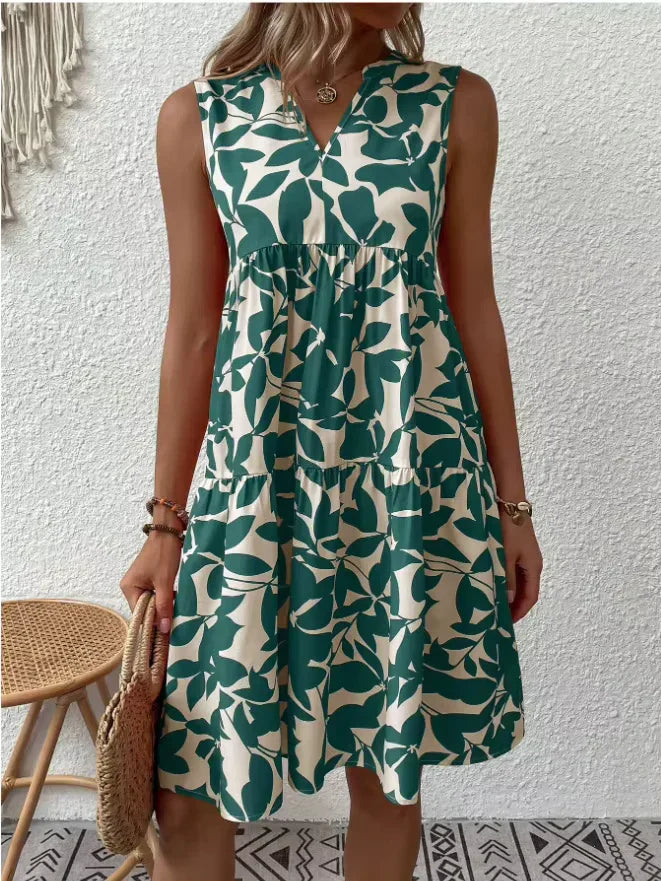 Jana™ Blumenärmelloses Kleid