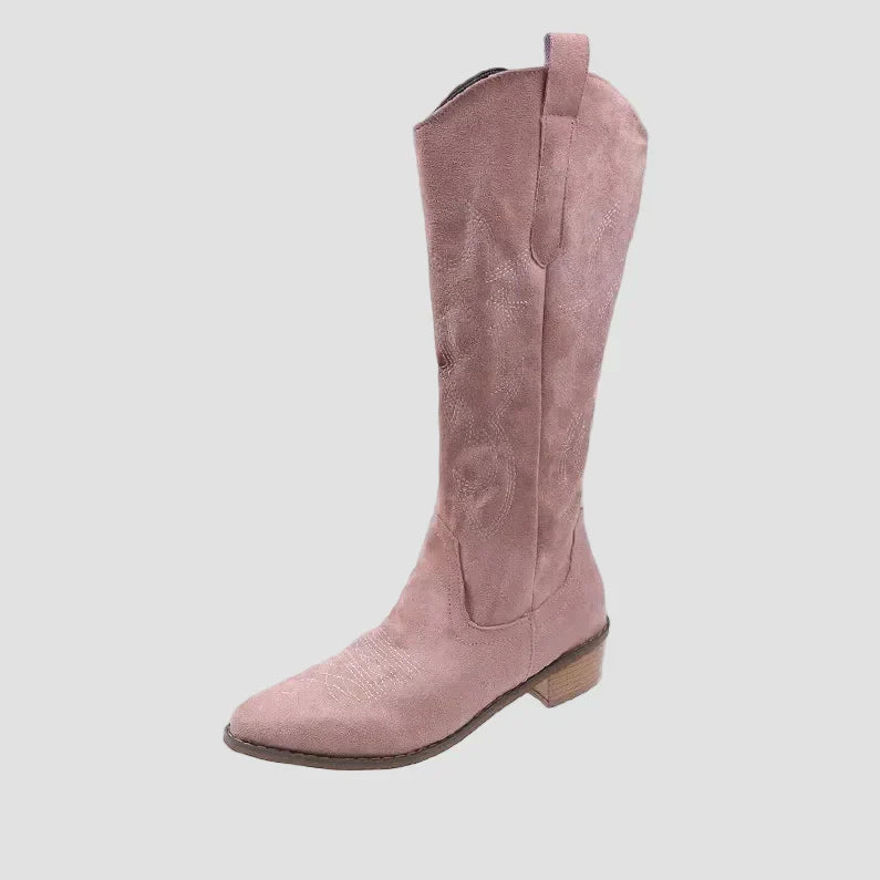 Katerina - Western-Stiefel aus Wildleder