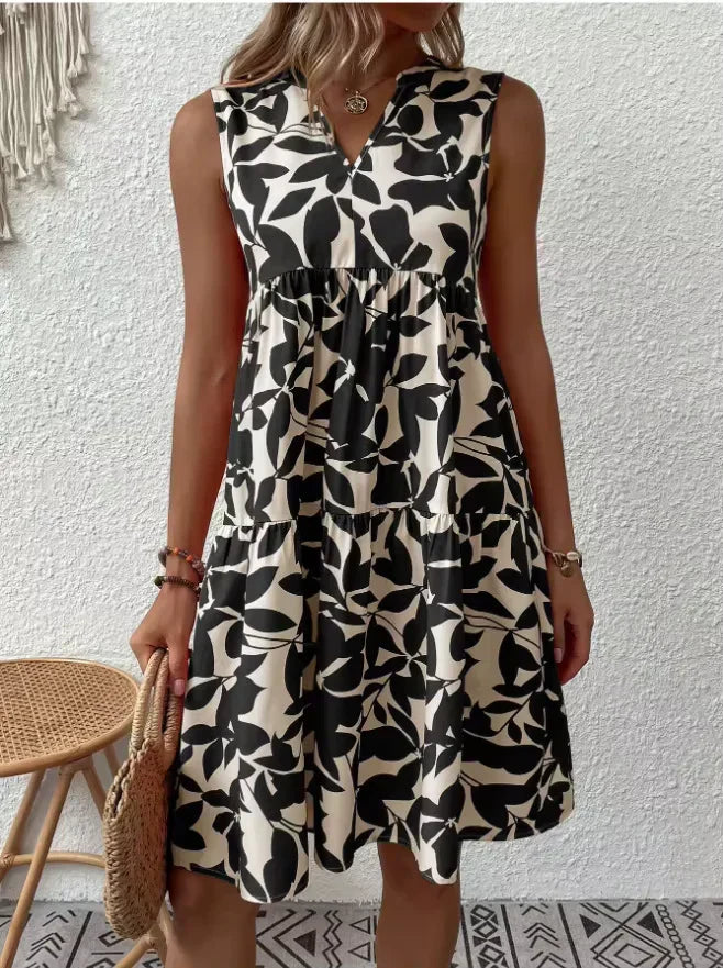 Jana™ Blumenärmelloses Kleid