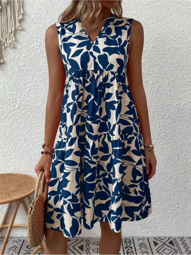 Jana™ Blumenärmelloses Kleid