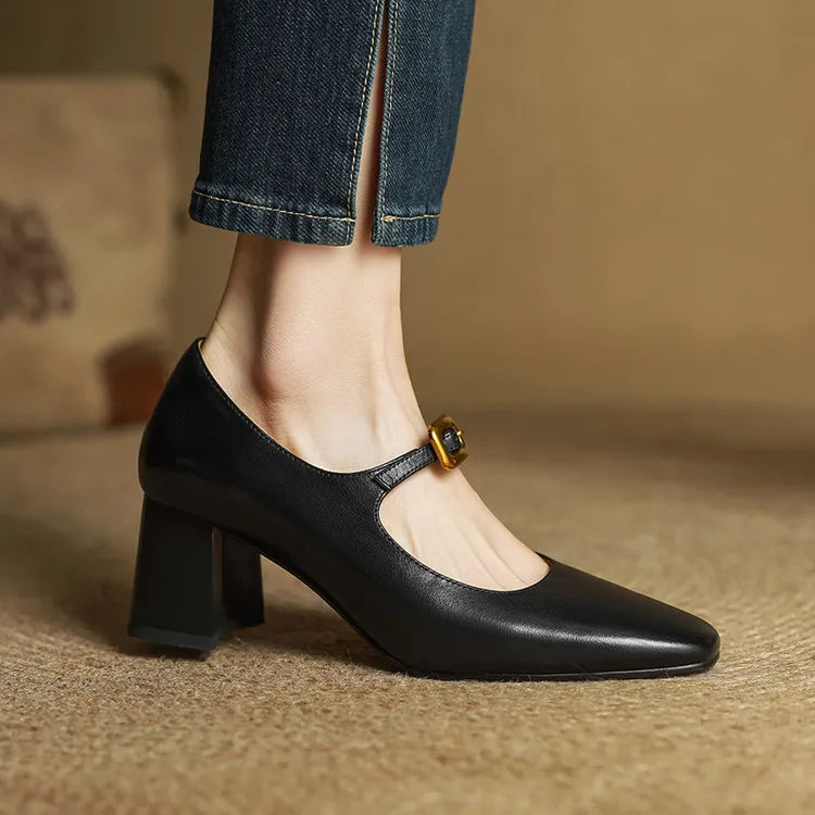 Authentische Leder Pumps Luisa