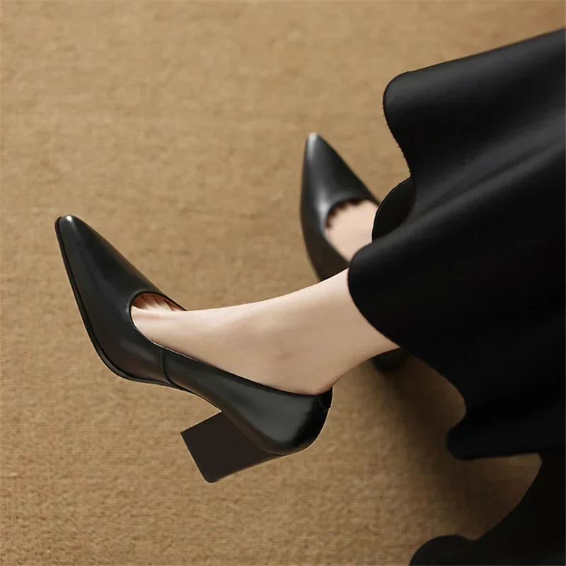 Echte Leder Pumps Nora