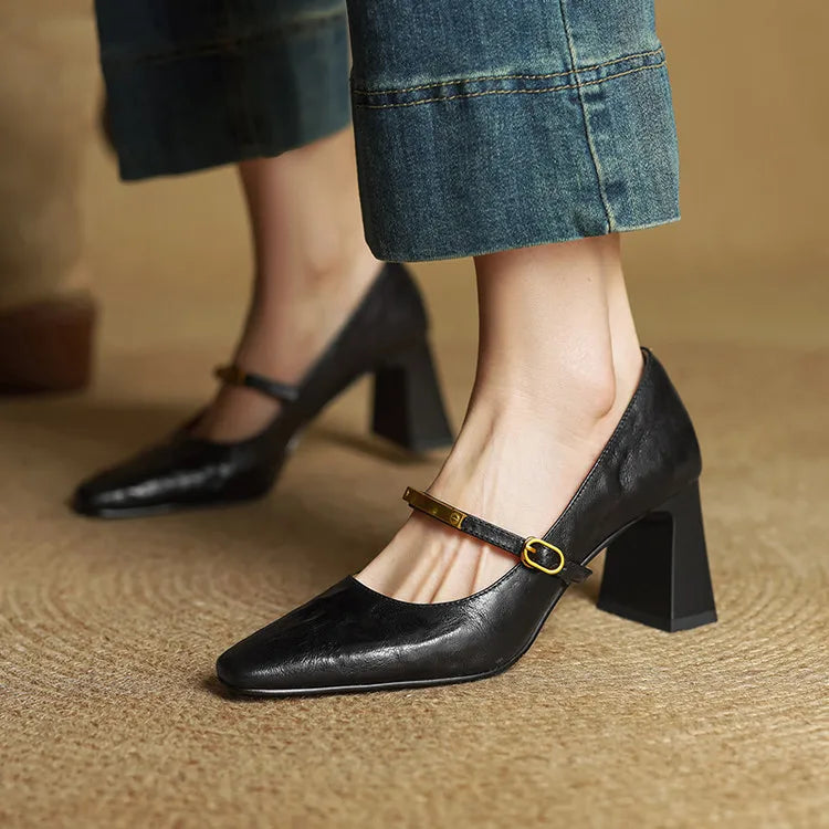 Echte Leder Pumps Auria