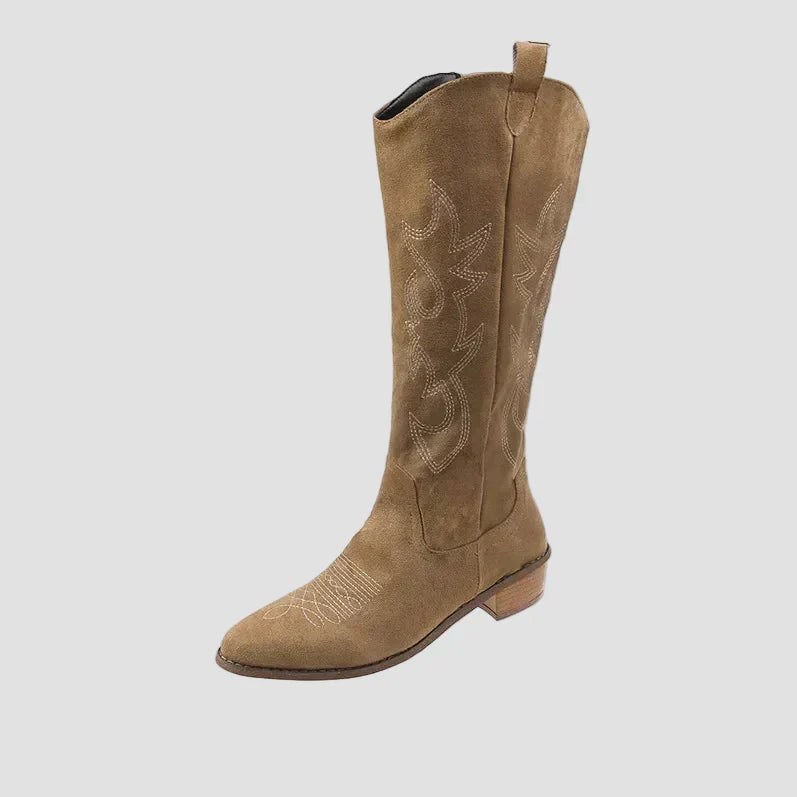 Katerina - Western-Stiefel aus Wildleder