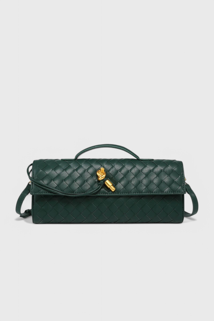 Clutch-Tasche Melanie mit goldener Knoten-Detail
