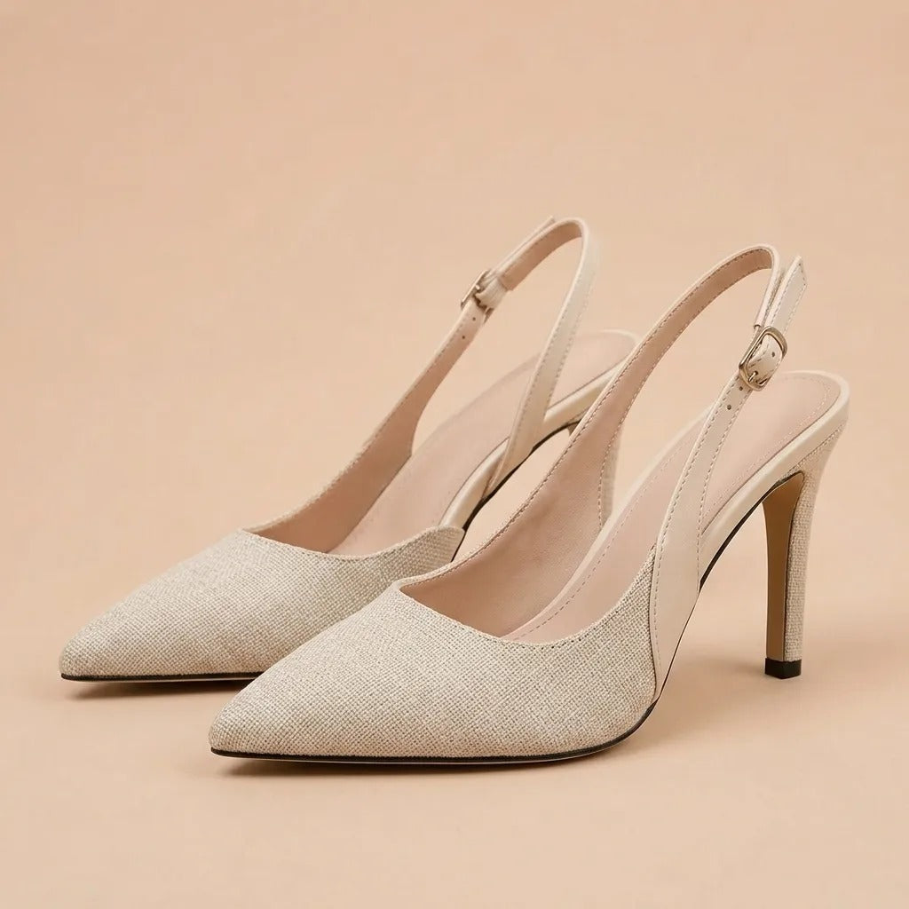 Gemini von Amélie™ | High Heels mit kontrastierendem Riemen