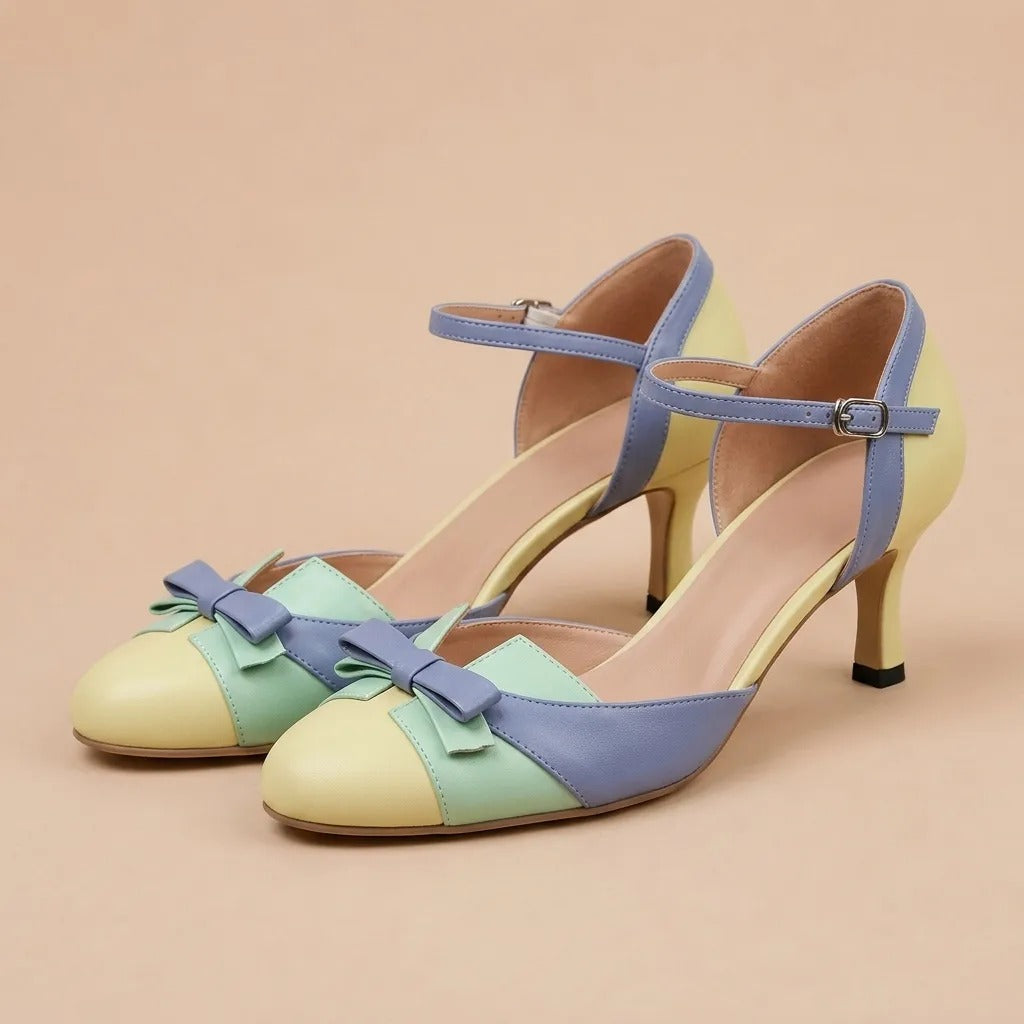 Éloïse™ Damen Retro Pumps Eleganz