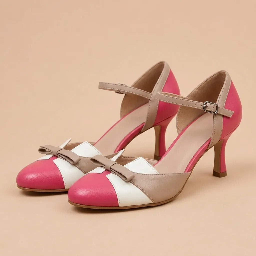Éloïse™ Damen Retro Pumps Eleganz