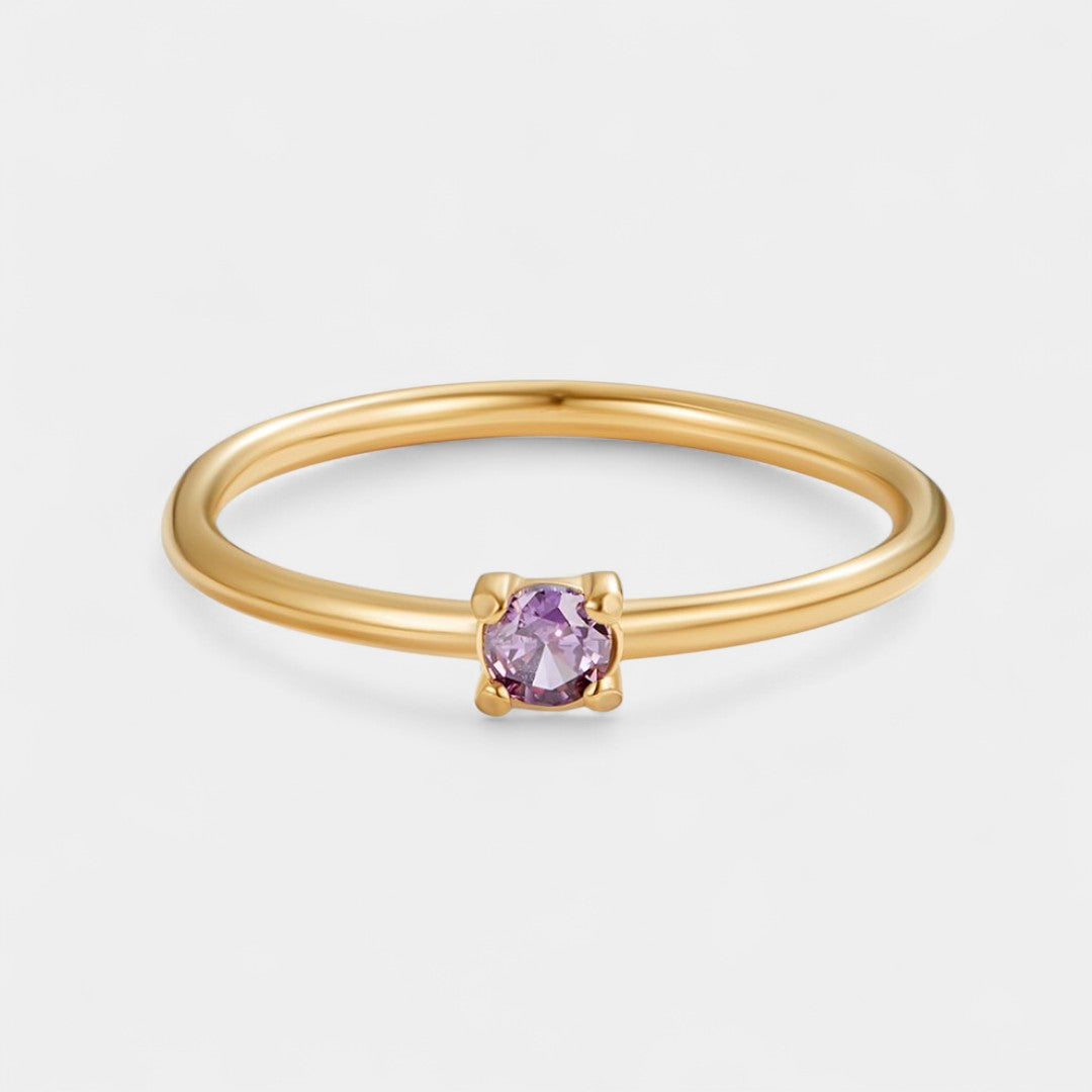 Iphigenie - Goldene Ringe mit Geburtsstein
