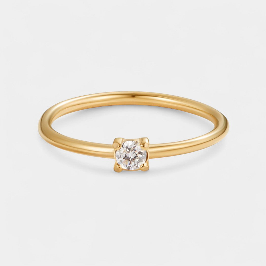 Iphigenie - Goldene Ringe mit Geburtsstein