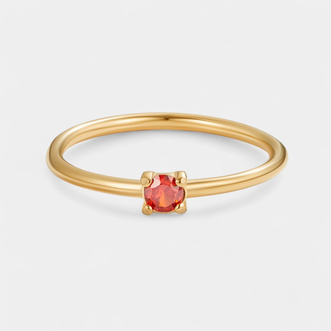 Iphigenie - Goldene Ringe mit Geburtsstein