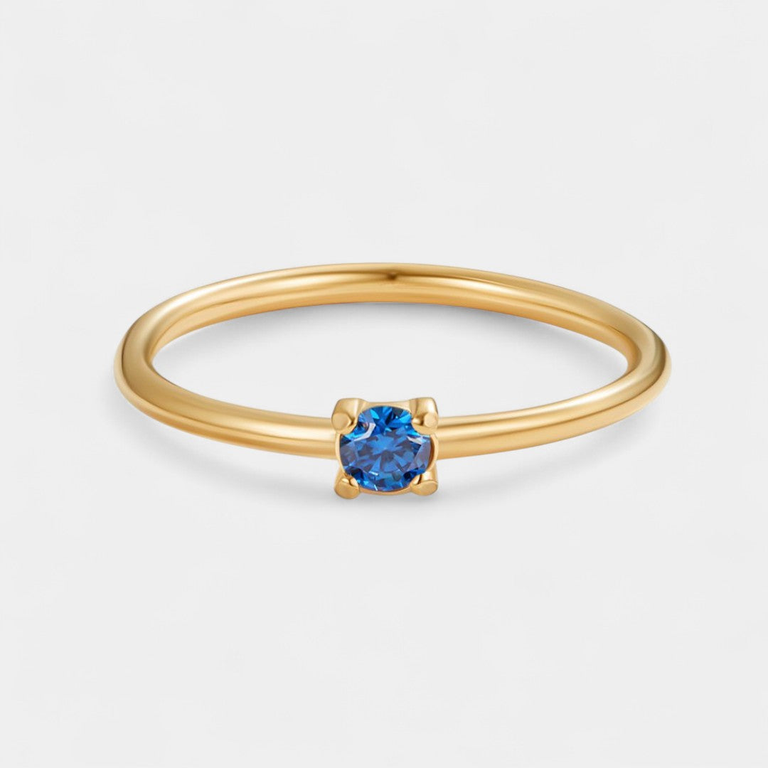 Iphigenie - Goldene Ringe mit Geburtsstein