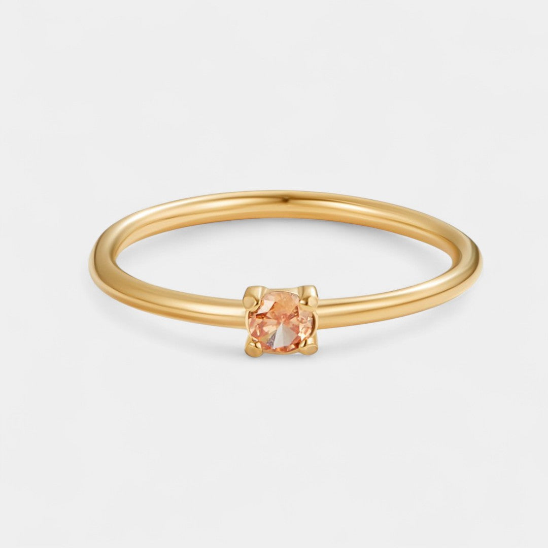 Iphigenie - Goldene Ringe mit Geburtsstein