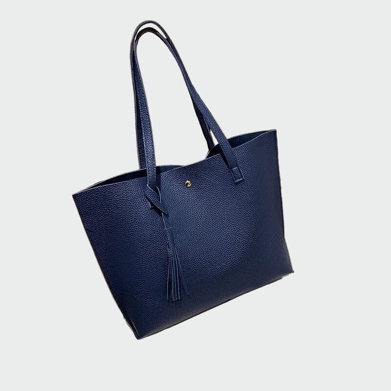 Zeitlose Leder-Handgepäcktasche