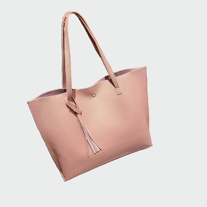 Zeitlose Leder-Handgepäcktasche