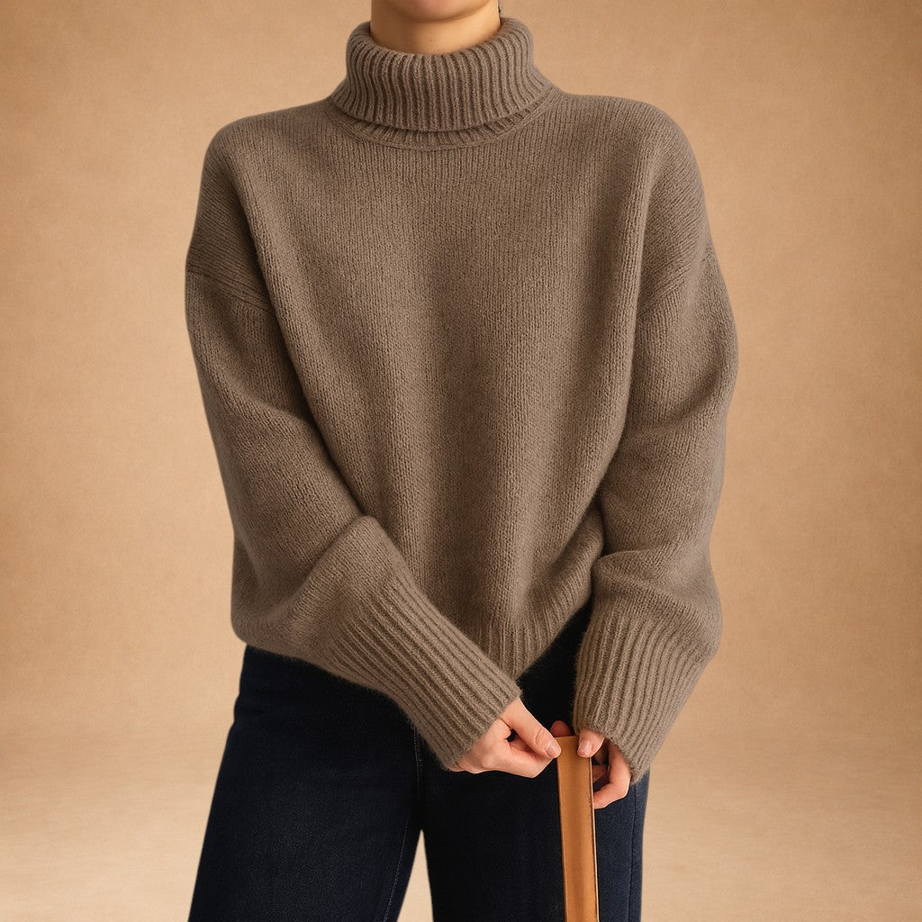 Candice - Weiche Oversize Kaschmirbluse