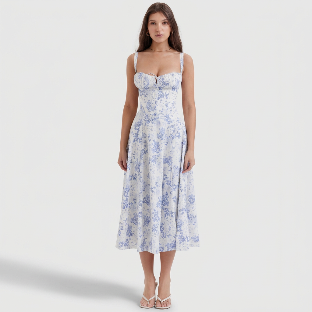 Luana - Lang Elegant Kleid