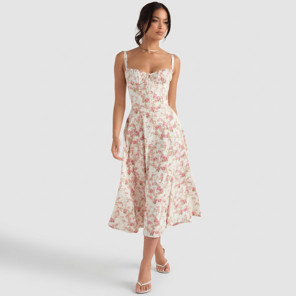Luana - Lang Elegant Kleid