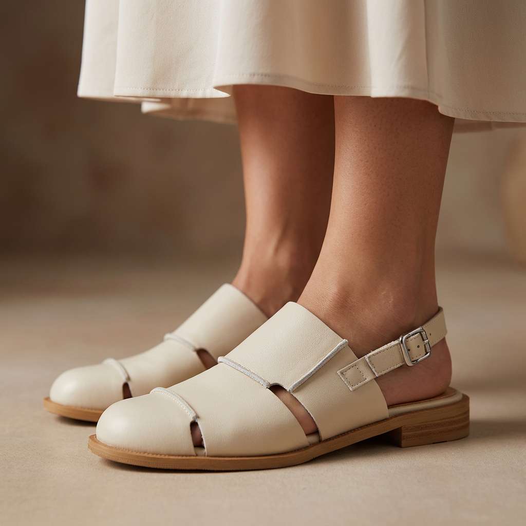 Leder-Sandalen Valentina