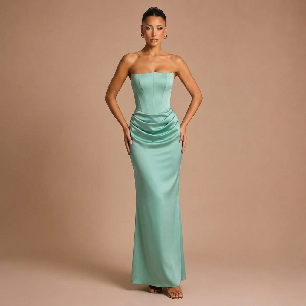 Esmeralda - Langes Kleid mit Korsett